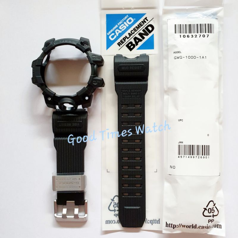 PAKET STRAP BEZEL G-SHOCK GWG-1000-1A1 GWG 1000 CASIO ORIGINAL