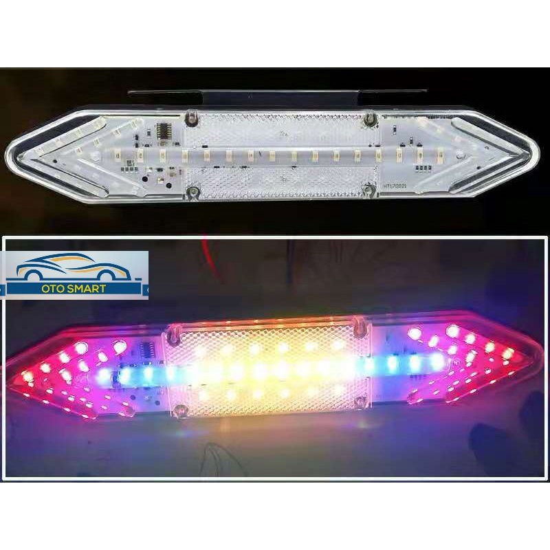 Lampu Stoplamp Lampu belakang Mobil Truck Truk 24v RGB Sem Runing