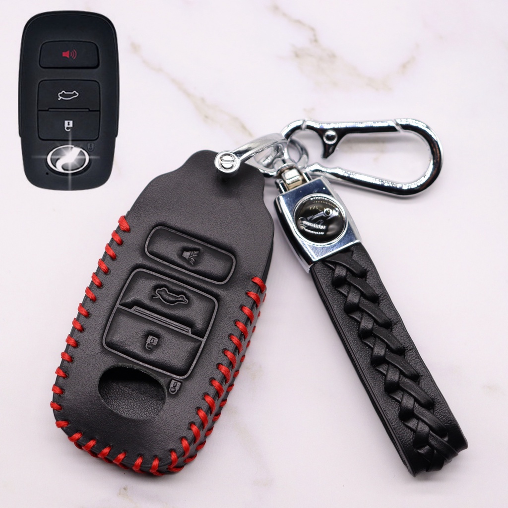 Casing Kunci remote Mobil keyless Bahan Kulit Untuk Toyota Camry / Toyota Altis / Fortuner