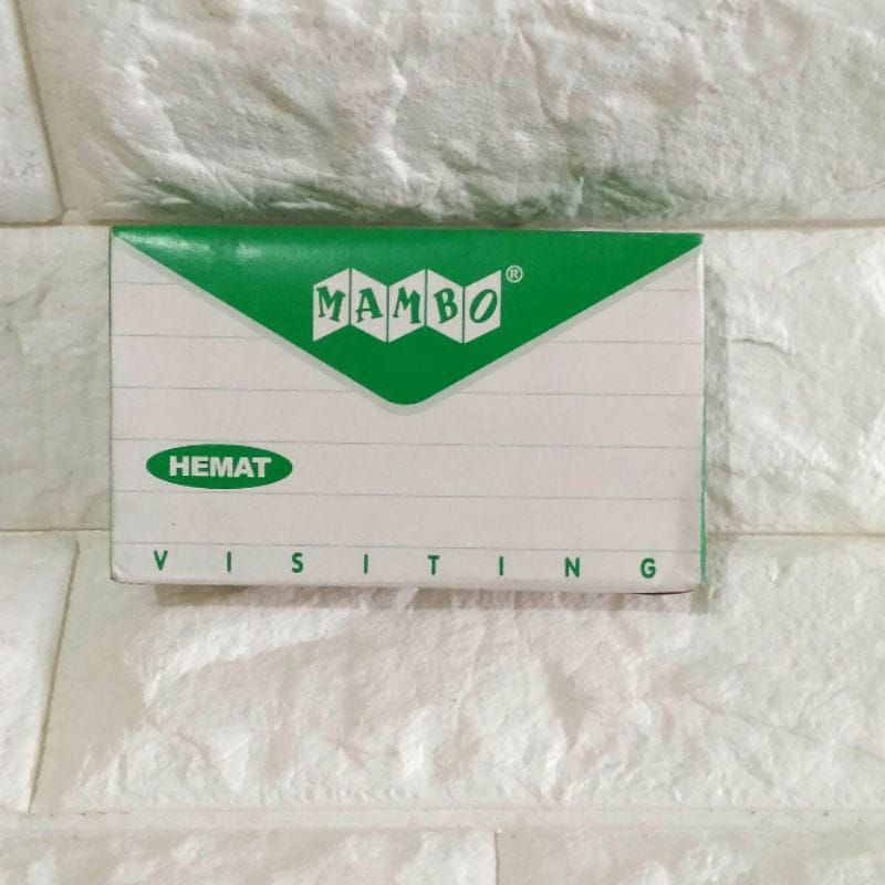 

Amplop Putih /Surat Hijau Visiting Mambo Uk 7 × 12