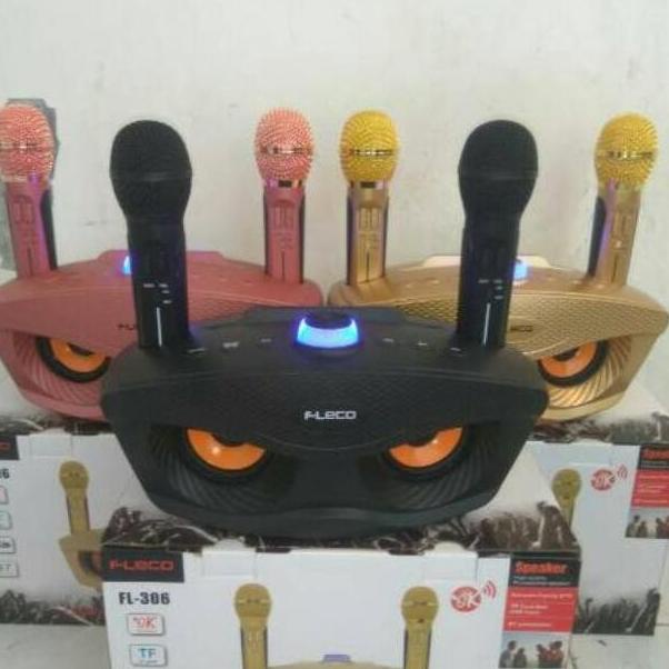 MIC BLUETOOTH KARAOKE WIRELESS FLECO FL311 PLUS/SPEAKER PORTABLE EE6464F