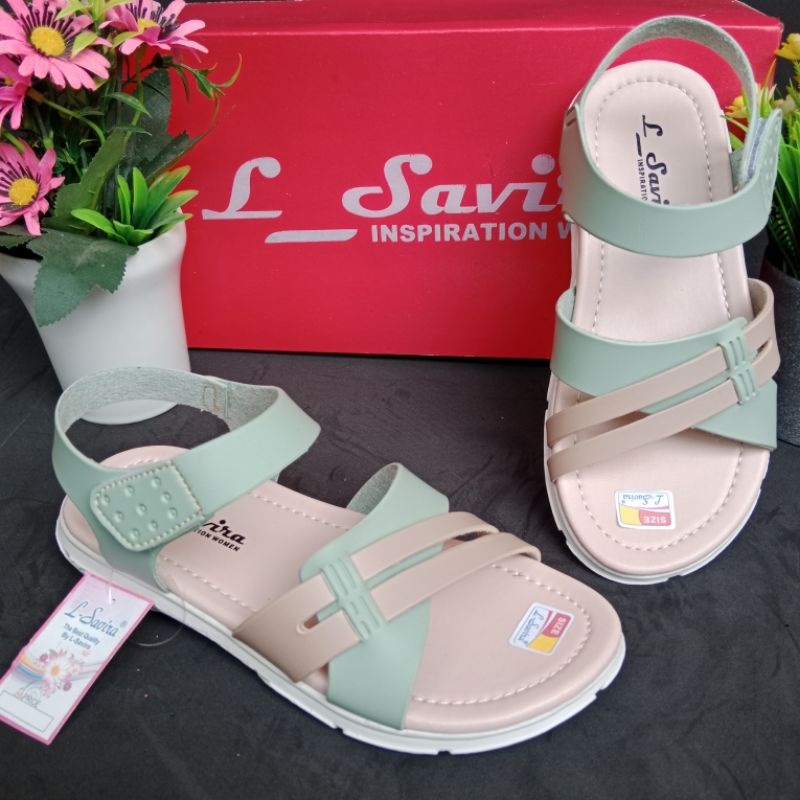 PROMO... SANDAL TALI ANAK PEREMPUAN TERBARU TRENDY TERKECE KEKINIAN MURAH DAN BERKUALITAS LT10