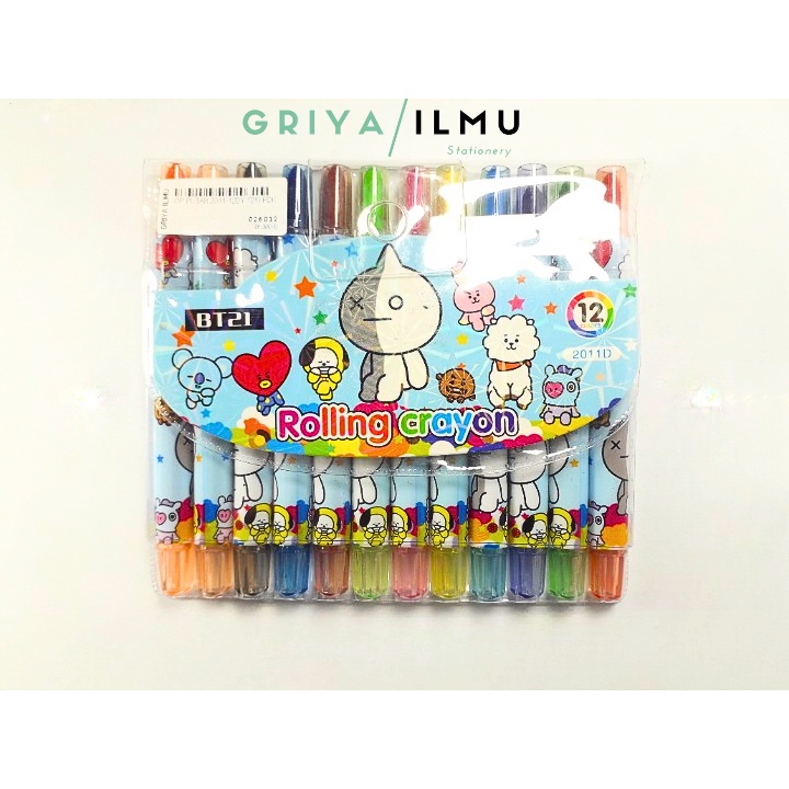 

Rolling Crayon/Krayon Putar/Twist Crayon BT21 2011D (026012)