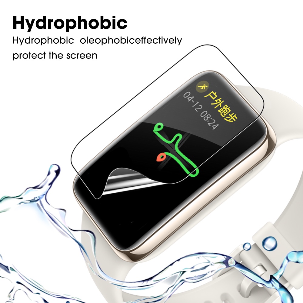 1pc Film Hydrogel Pelindung Layar Smartwatch Xiaomi Mi Band 7 Pro Full Cover Tahan Air Anti Kotor