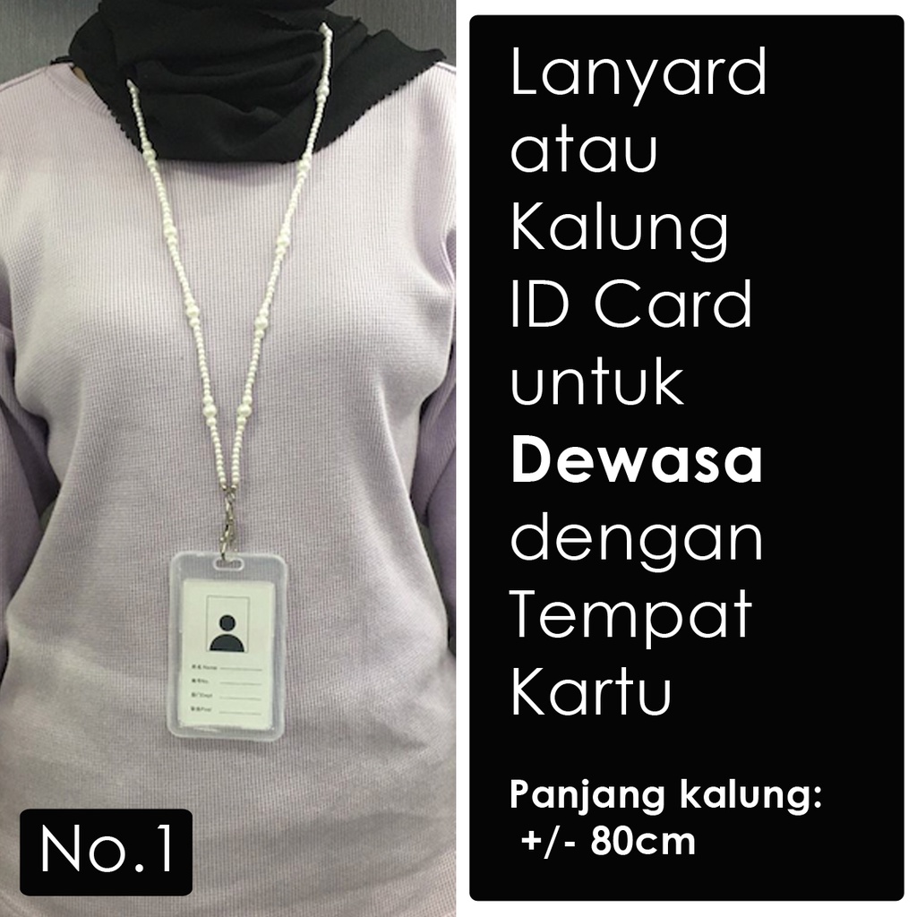 

Layard / Tali ID Card / Kalung ID Card Dewasa