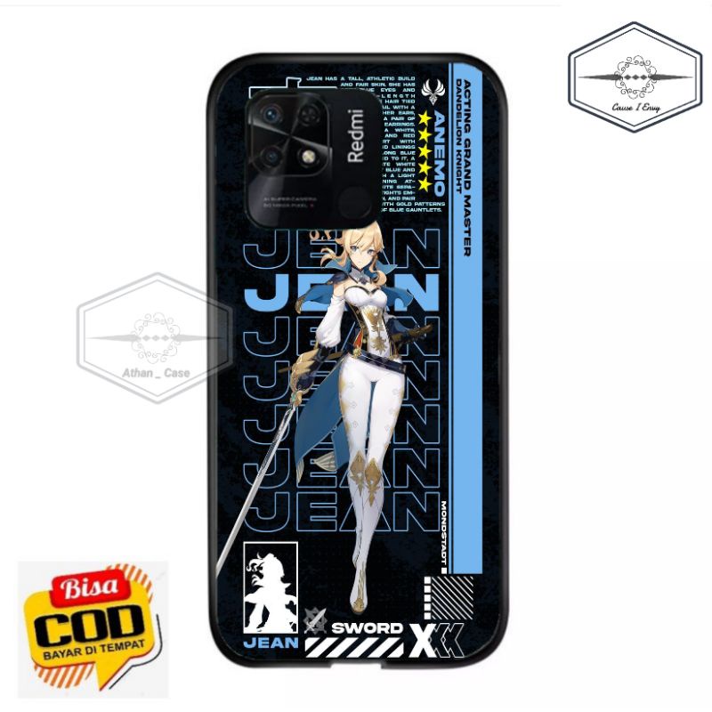 Athan Case [Redmi] 10A & 10C Fashion Animasi Aesthetic [GenshinImpact] Unik Keren series 004