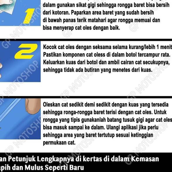 PENGHILANG BARET MOBIL CAT OLES SUZUKI ARCTIC WHITE MET PUTIH METALIK