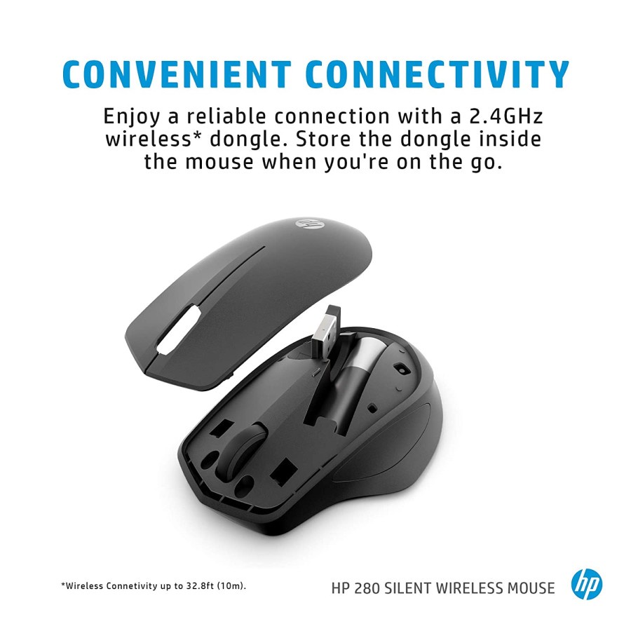 HP 280 Silent Wireless Mouse / HP280 Garansi Resmi