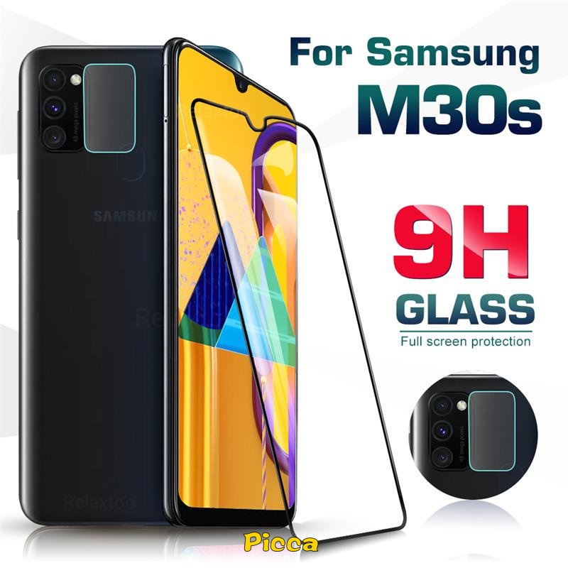 Pelindung Layar Tempered Glass 2 In 1 Untuk Samsung A13 A23 A12 A03 A22 A32 A02S A51 A52 A71 A72 A11 A50 A02 A01 A50S A21S A03s A33S A33S A10 A73 A53 A5S A33