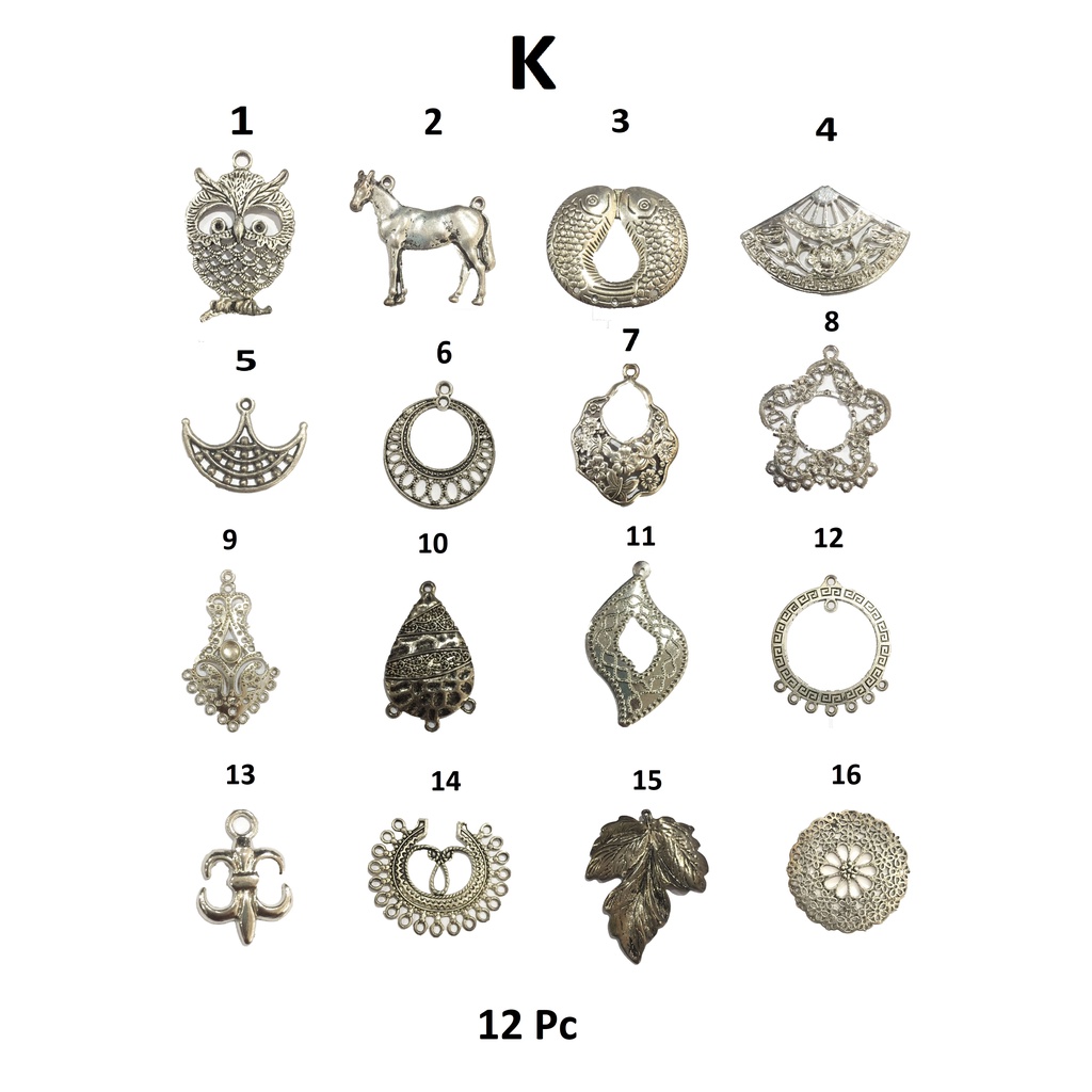 Ornamen Kerangka Tebal Macam2 Model Type K Harga/12Pcs