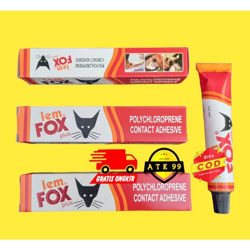 

TUBE PLUS FOX 20 g /lem fox tube/lem fox plus/lem serbaguna