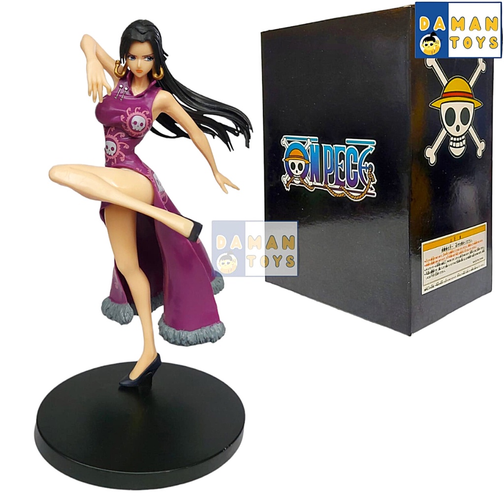 Action Figure One Piece Lady Fight Boa Hancock Lufy Anime Pajangan