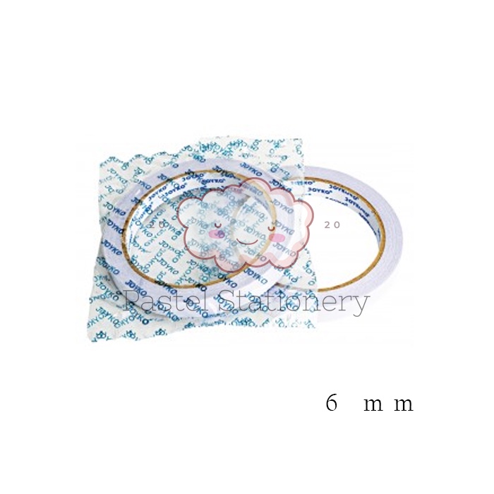 

Double Tape Joyko 6mm - Perekat Dua Sisi Joyko 6 mm