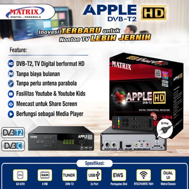 Set Top Box Matrix Apple di Shopee Indonesia