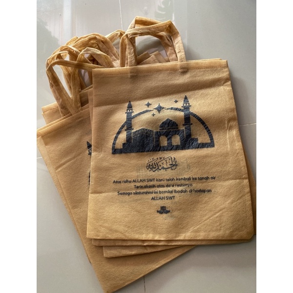 TAS OLEH-OLEH UMROH DAN HAJI TERMURAH TERPOPULER GAMBAR MASJID SOUVENIR HAJI UMROH READY SIAP KIRIM F25X30
