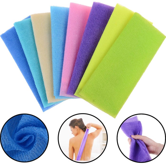 SPONS MANDI SPONS GOSOK PUNGGUNG JARING TERY KAIN GOSOK MANDI SCRUB