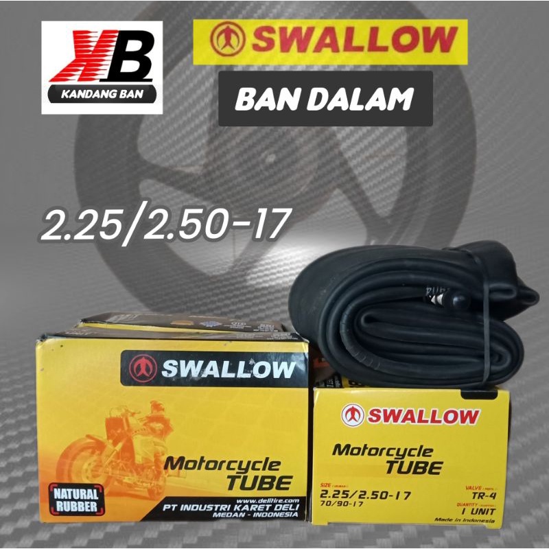 BAN DALAM SWALLOW 2.25/2.50-17 UNTUK SEMUA MOTOR BEBEK (PRODUK DI JAMIN ASLI)