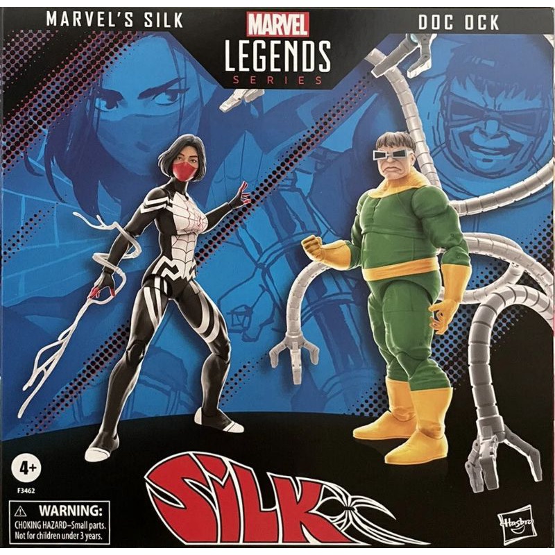 HASBRO MARVEL LEGENDS SPIDERMAN  SILK DOC OCK OCTOPUS 2 PACK ACTION FIGURE