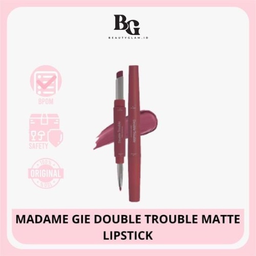 MADAME GIE DOUBLE TROUBLE MATTE LIPSTICK
