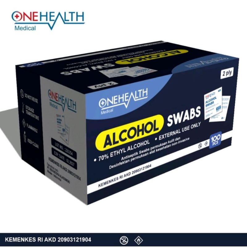 Alkohol Swabs / Tissue Alkohol Onehealth