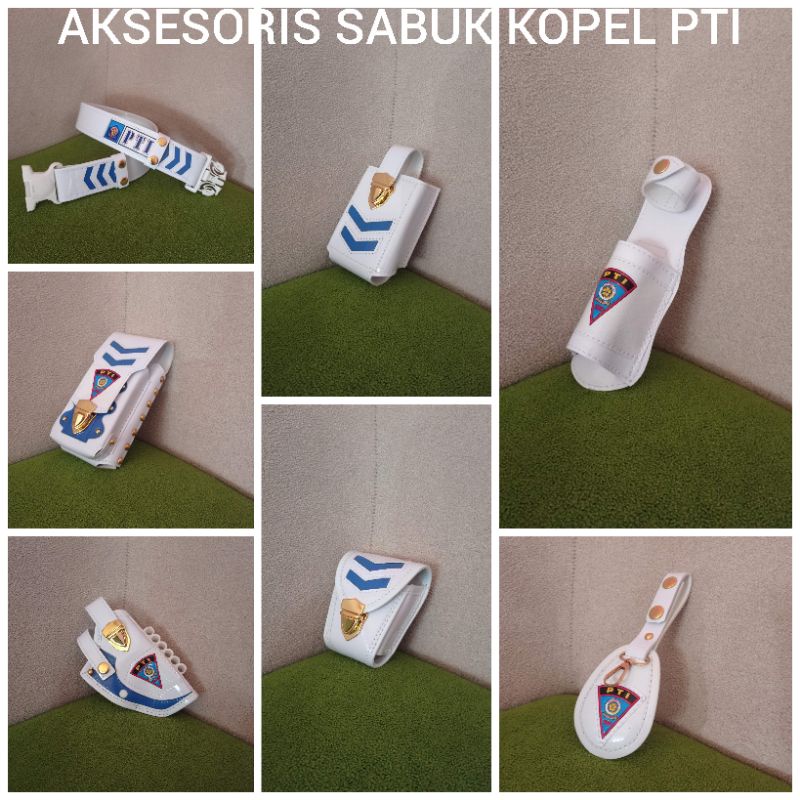 AKSESORIS SABUK KOPEL MARKA BIRU  PTI POL PP
