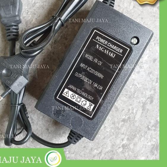 Charger Tangki Sprayer Elektrik Aki 12V Nagasaki