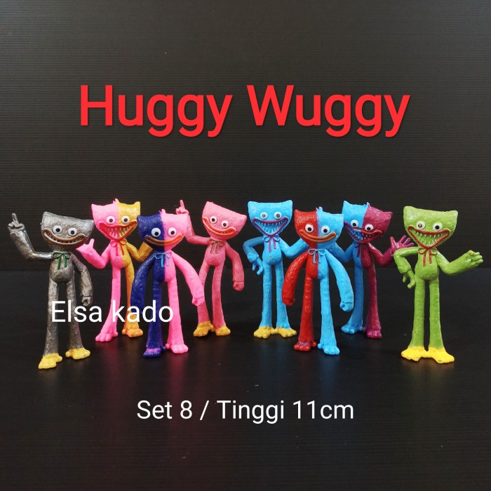 Mainan Figure Game Horor Poppy Playtime Huggy Wuggy Kissy Missy