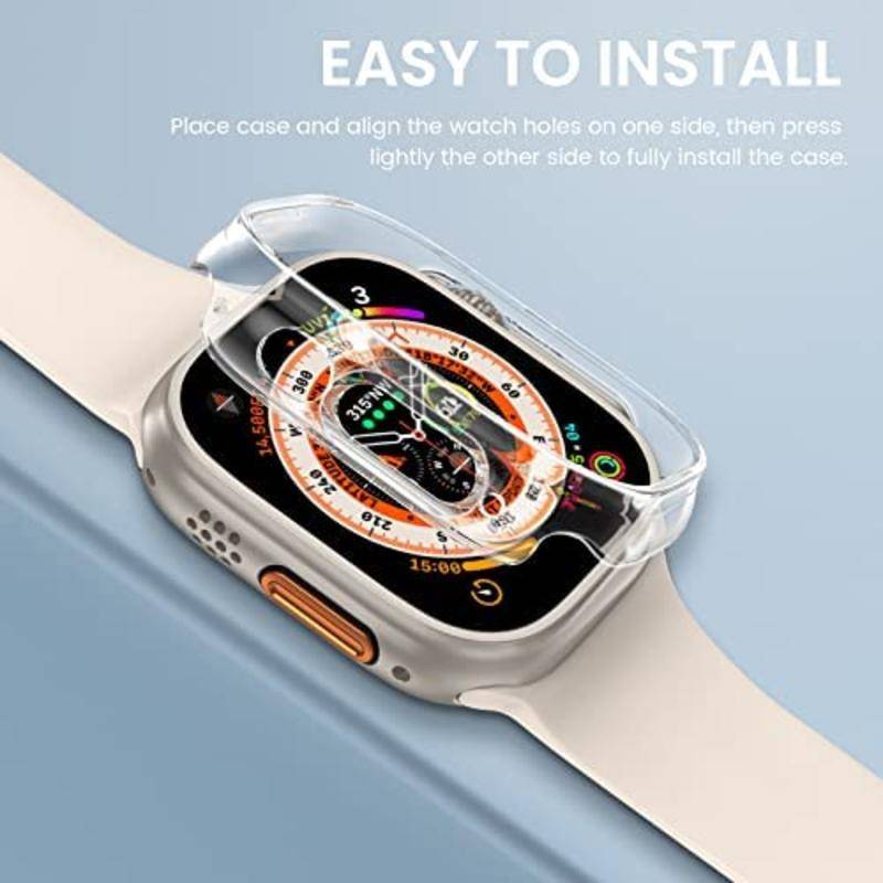 Case Pelindung Smartwatch Apple Watch Ultra 49mm 49mm Desain Hollow Tahan Jatuh