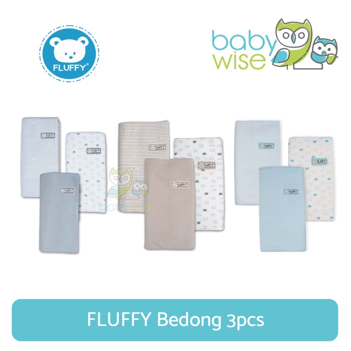 FLUFFY Bedong 3pcs