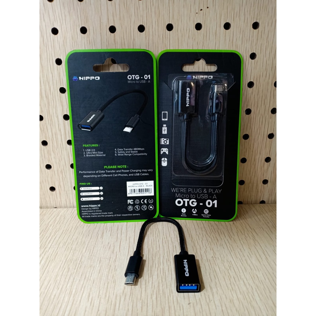 Kabel OTG Micro to USB HIPPO OTG-01 Micro USB Conector