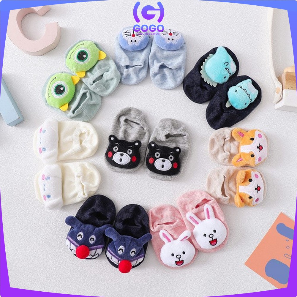 GOGO-P5 Kaos Kaki Anak Bayi Karakter Boneka Lucu Kaus Kaki Kartun Fashion / Baby Socks Import Murah