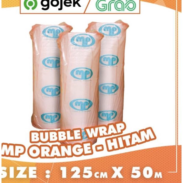 

BUBBLE WRAP ROLL 50 METER HITAM ORANGE BUBLE WRAP MULIAPACK - MP ORG - Putih