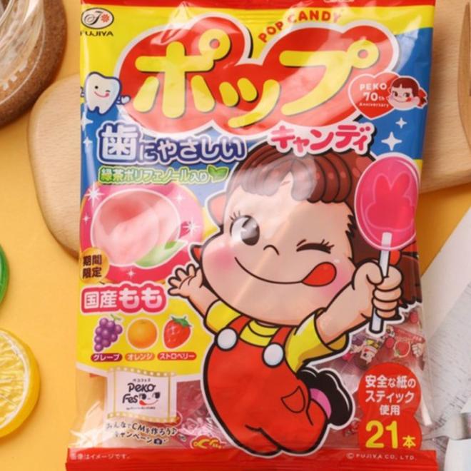 

Sale Fujiya Pop Stick Candy - Grape & Orange 48gr /PERMEN LUNAK/PERMEN VIRAL/PERMEN MILO/PERMEN YUPI/PERMEN JADUL/PERMEN KARET