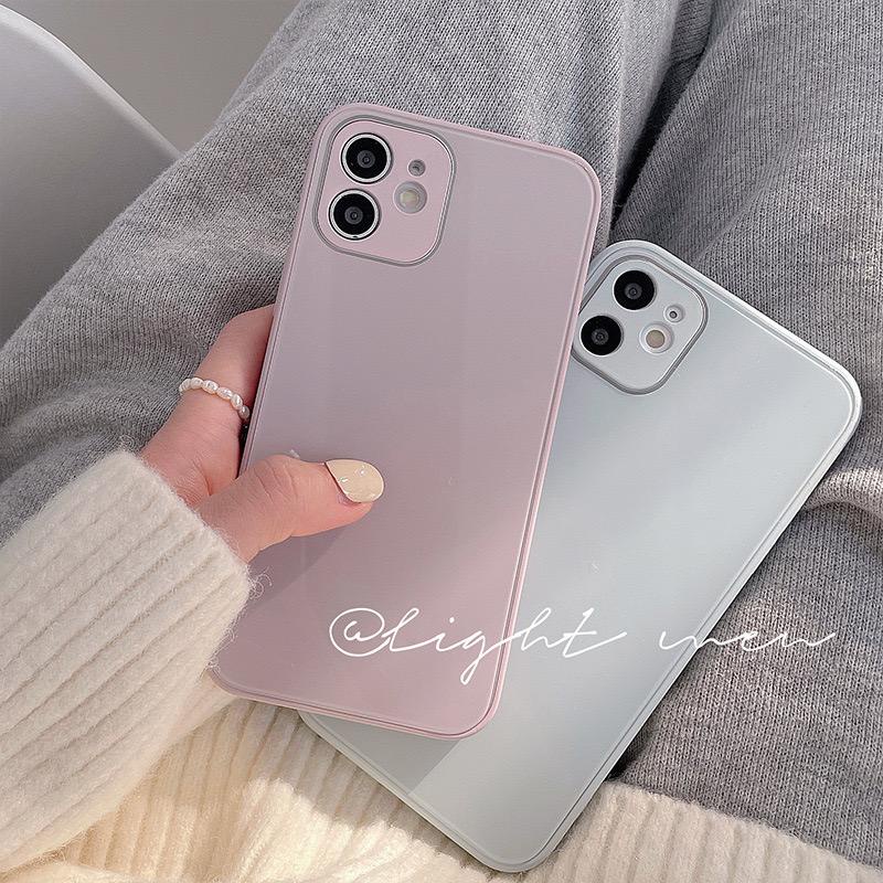 Case Macaron warna warni  Iphone 7 8 SE 7+ 8+ X Xs Xr Xs Max Hybrid FH11