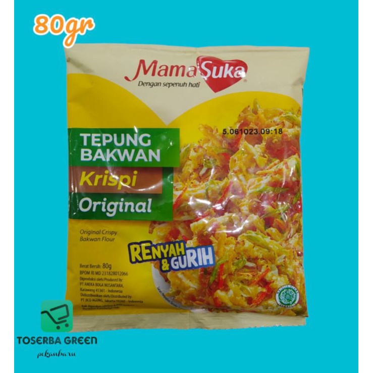 

Mamasuka Tepung Bakwan Original 80gr