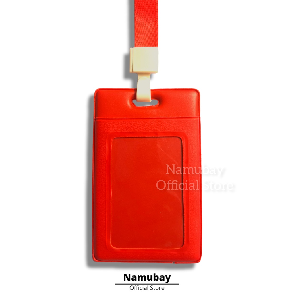 ID CARD NAME TAG GANTUNG BAHAN KULIT PVC / id cards gantung kerja keren / id cards kartu karyawan / id cards holder kulit / id card PVC / id cards casing / nametag idcard kalung / name tag kerja