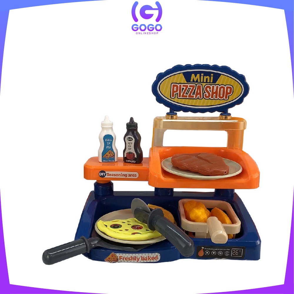 GOGO-M223 M225 Mainan Mesin Kasir Anak Counter Play house / Mainan Ice Cream Fast Food Dessert Junkfood Pretend Play