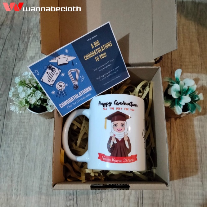 

(COD) Hampers Wisuda Mug Graduation Kado Gift Hadiah Souvenir Mug Wisuda v6