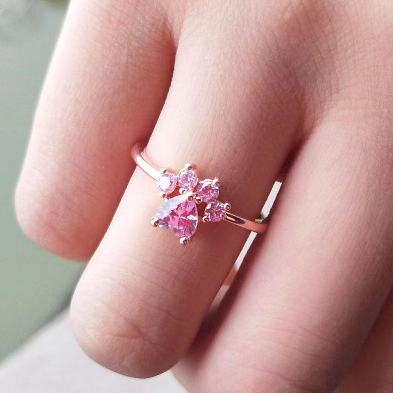 Set Perhiasan Wanita Dengan Lontin Pink Aksesoris Fashion - Aksesoris Fashion Wanita 4pcs