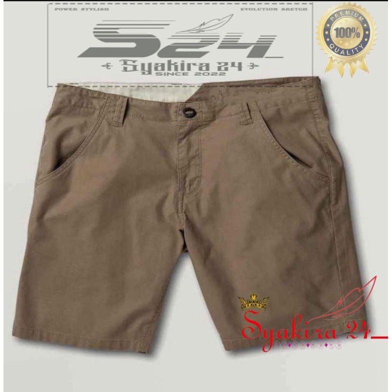 CELANA PENDEK CHINO TERBARU S24 NEW STYLE STRETCH