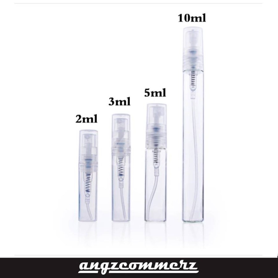 Botol Parfum Spray 5ml Botol Tester Spray Bottle Clear Glass