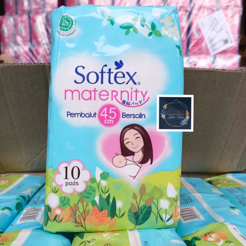 SOFTEX MATERNITY PADS / pembalut bersalin softex 20pads 10 pads/ pembalut 45cm