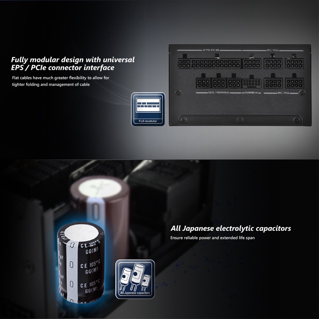 PSU SILVERSTONE HELA 1200W CYBENETICS PLATINUM | PCIE 5.0 HA-1200R-GM