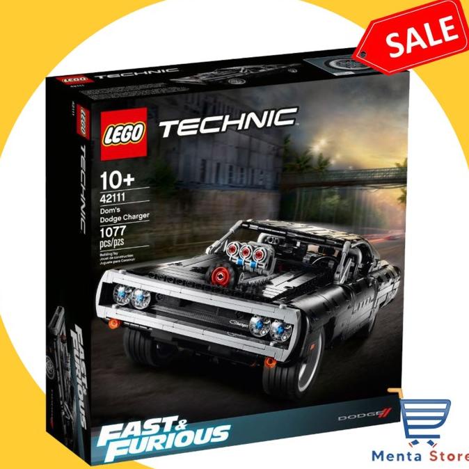 LEGO Technic 42111 Dom's Dodge Charger Fast & Furious Super Car Mobil
