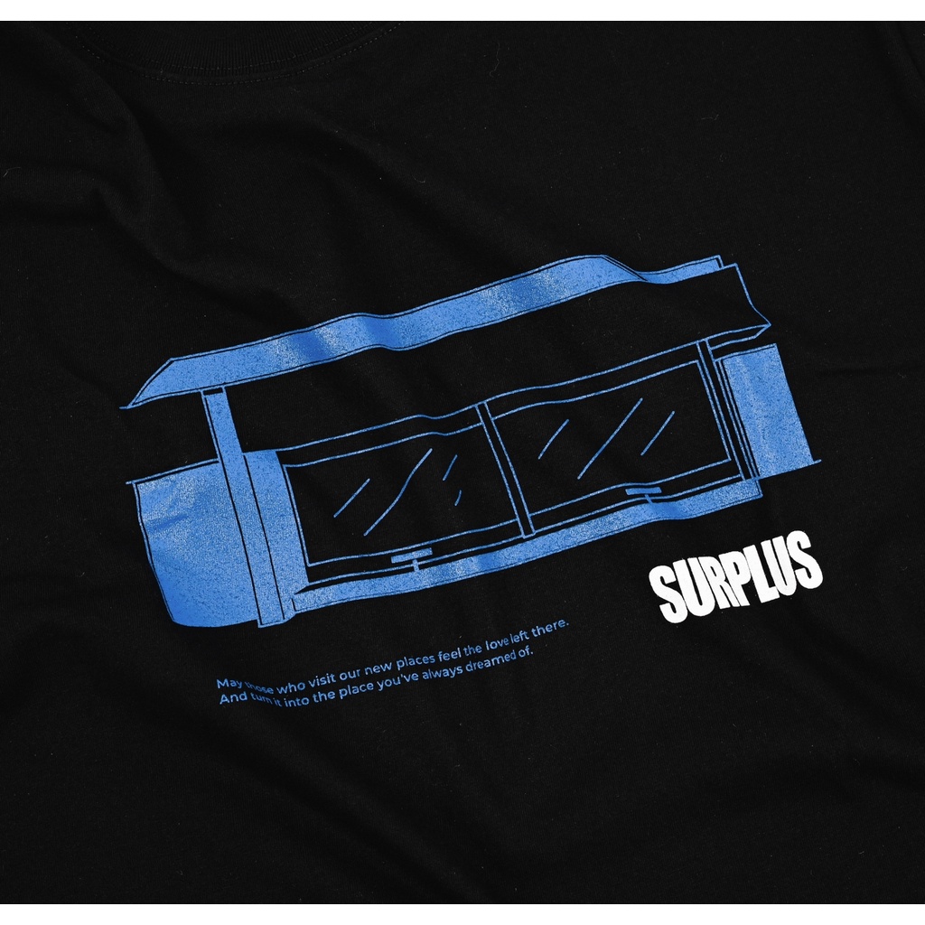 SURPLUS MERCH - OPENING T-SHIRT BLACK