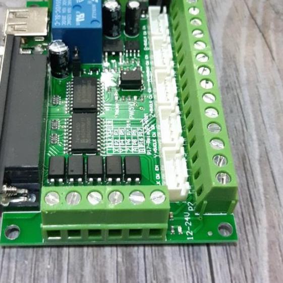 New 5 Axis CNC Controller Board Mach3 Interface USB LPT 12v-24v