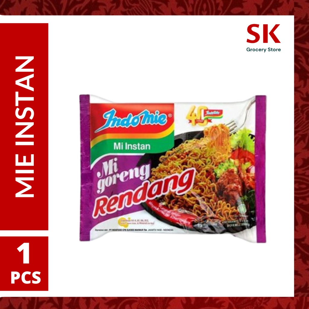 

[Harga Grosir] Indomie Goreng Mi Goreng Instan Rasa Rendang