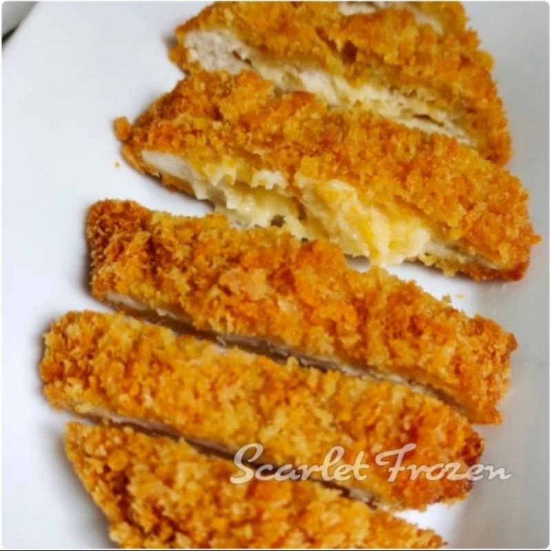 

Chicken Katsu with Cheddar Cheese Katsu Ayam Keju
