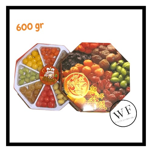 

Pak Chen Ko Fruit / Manisan Buah Imlek / Manisan Aneka buah Kotak 600g