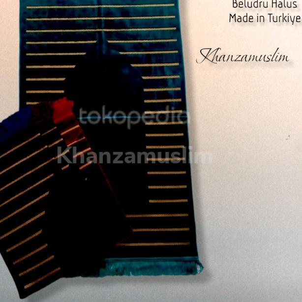 SAJADAH ZIRVUE POLOS /TURKIYE TEBAL - Merah